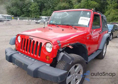 2009 Jeep Wrangler X из США, поврежденный, VIN 1J4FA24189L766148